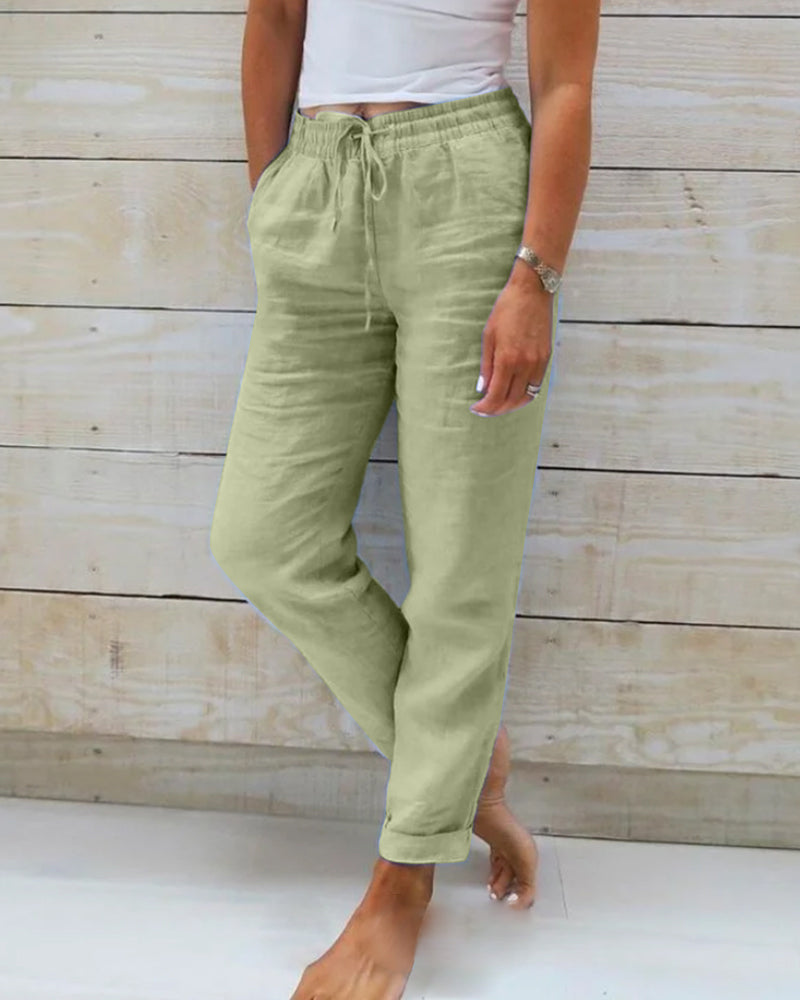 Claza | Pantalons Relaxés à Cordon