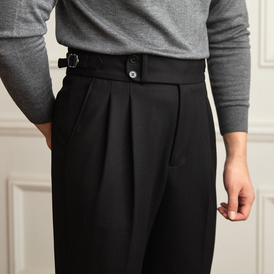 Ravello | Pantalon droit taille haute