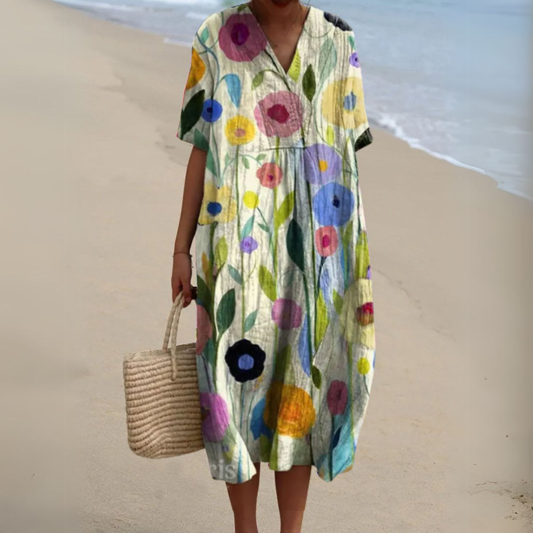 Audrey | Élégante Robe à Fleurs
