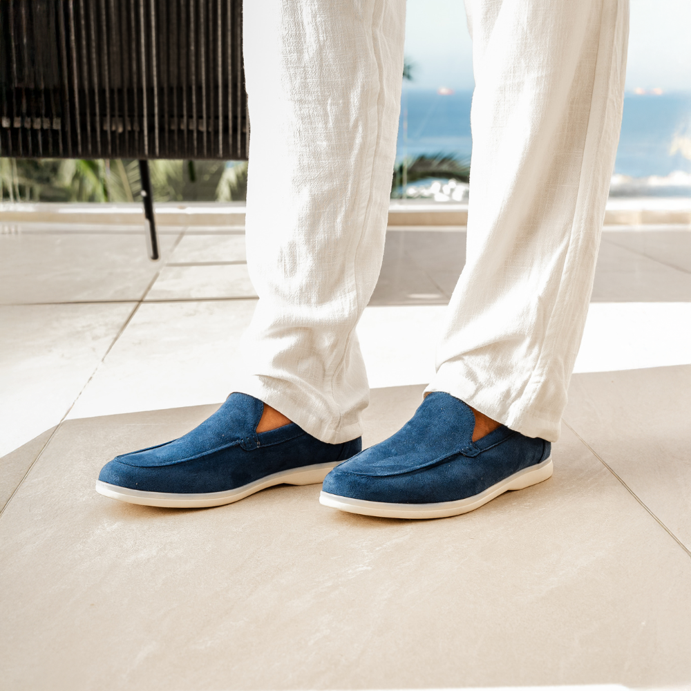Mocassins en daim