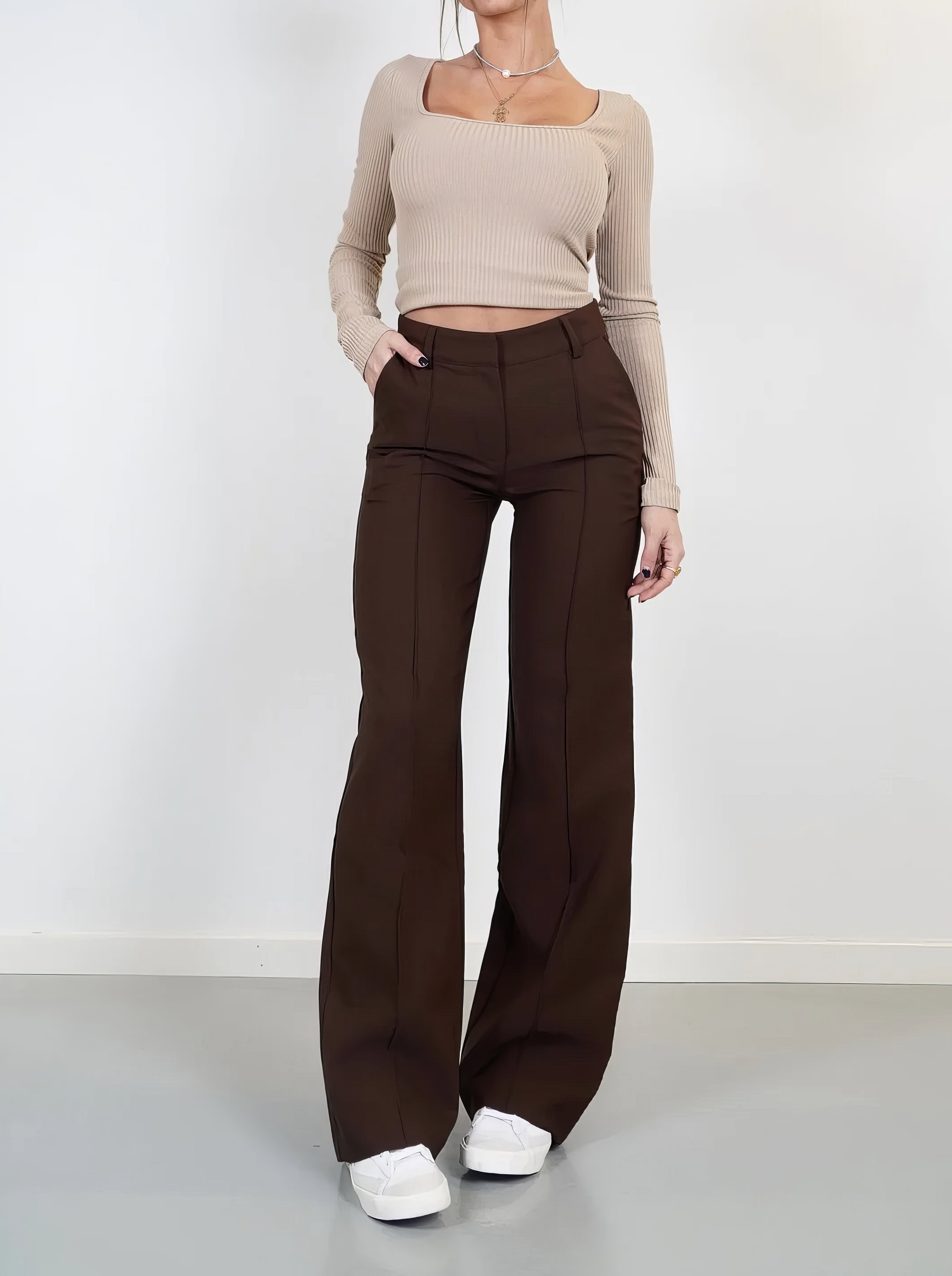 Virginie | Pantalon Élégant Flatteur