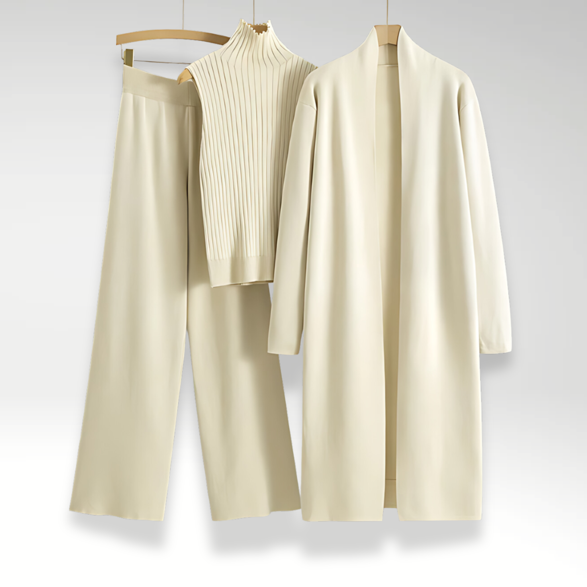 BNOIR | Ensemble trois pièces en maille Luxe