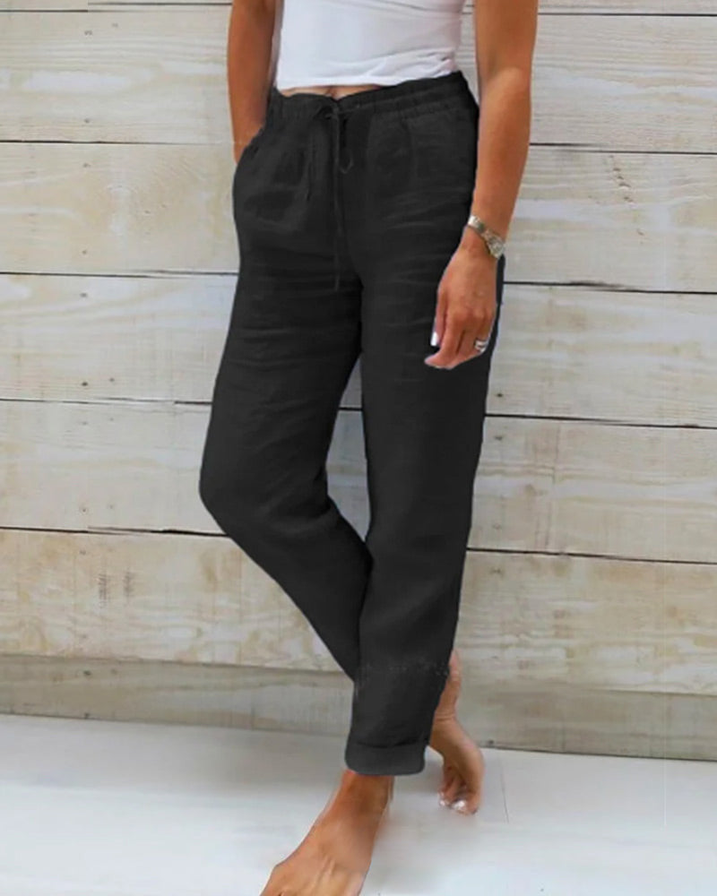 Claza | Pantalons Relaxés à Cordon