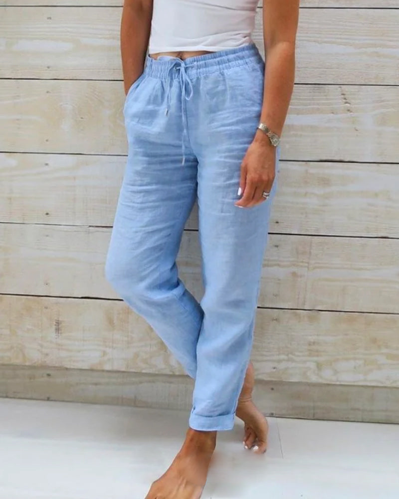 Claza | Pantalons Relaxés à Cordon
