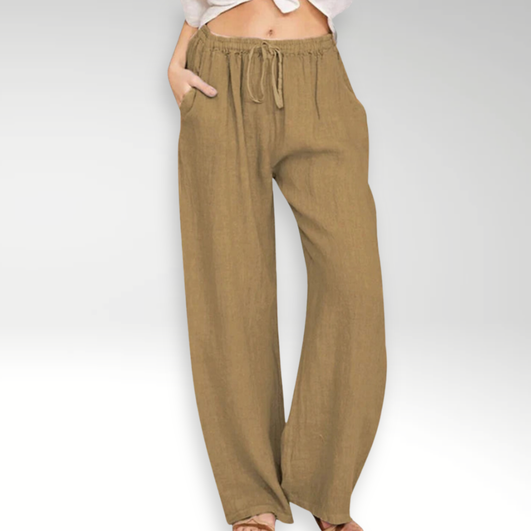 Inés | Pantalon confort à jambe large