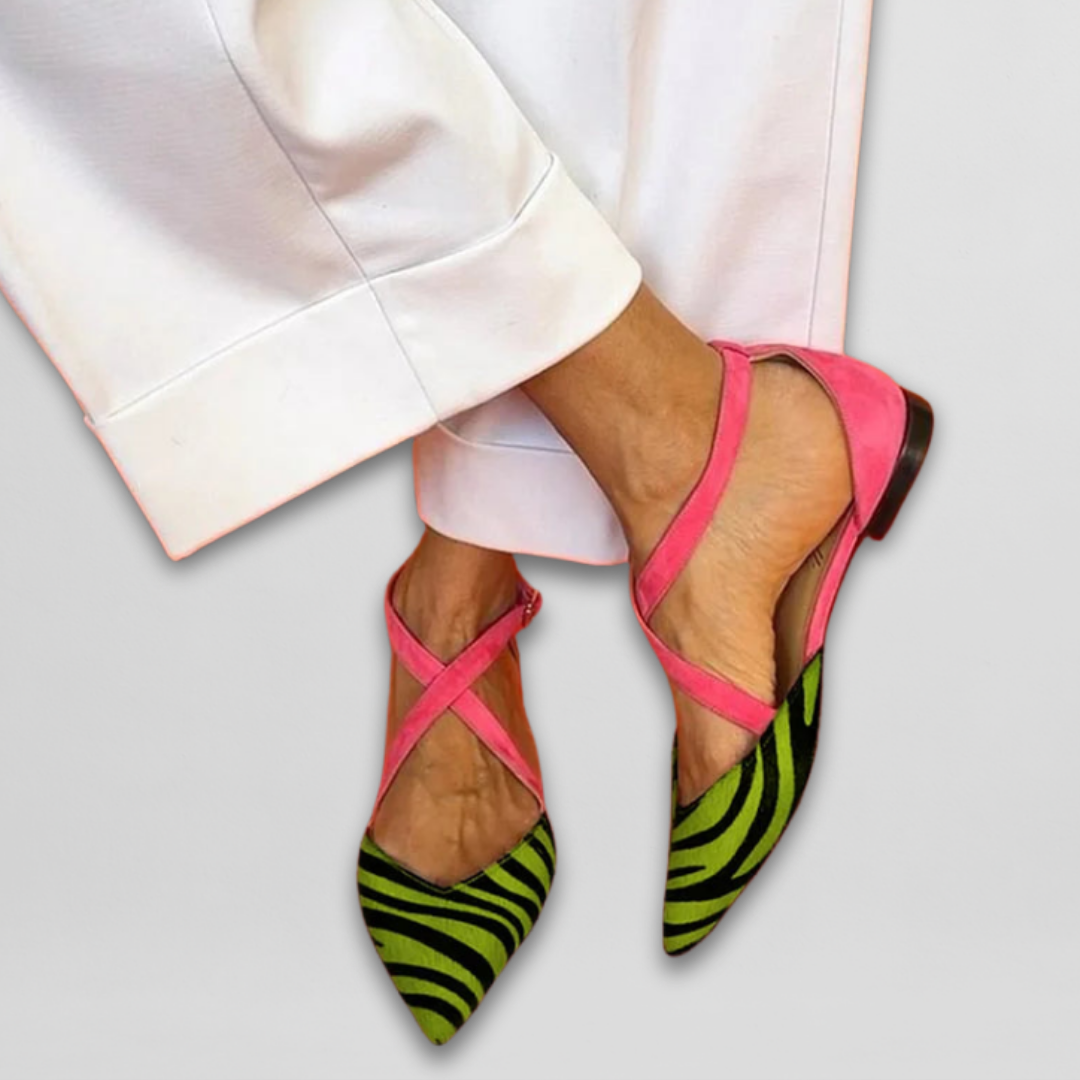 Fenna | Ballerines avec des sangles