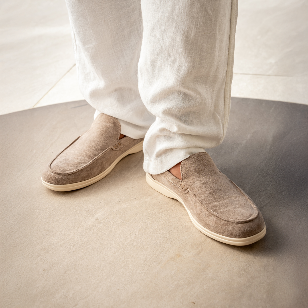 Mocassins en daim