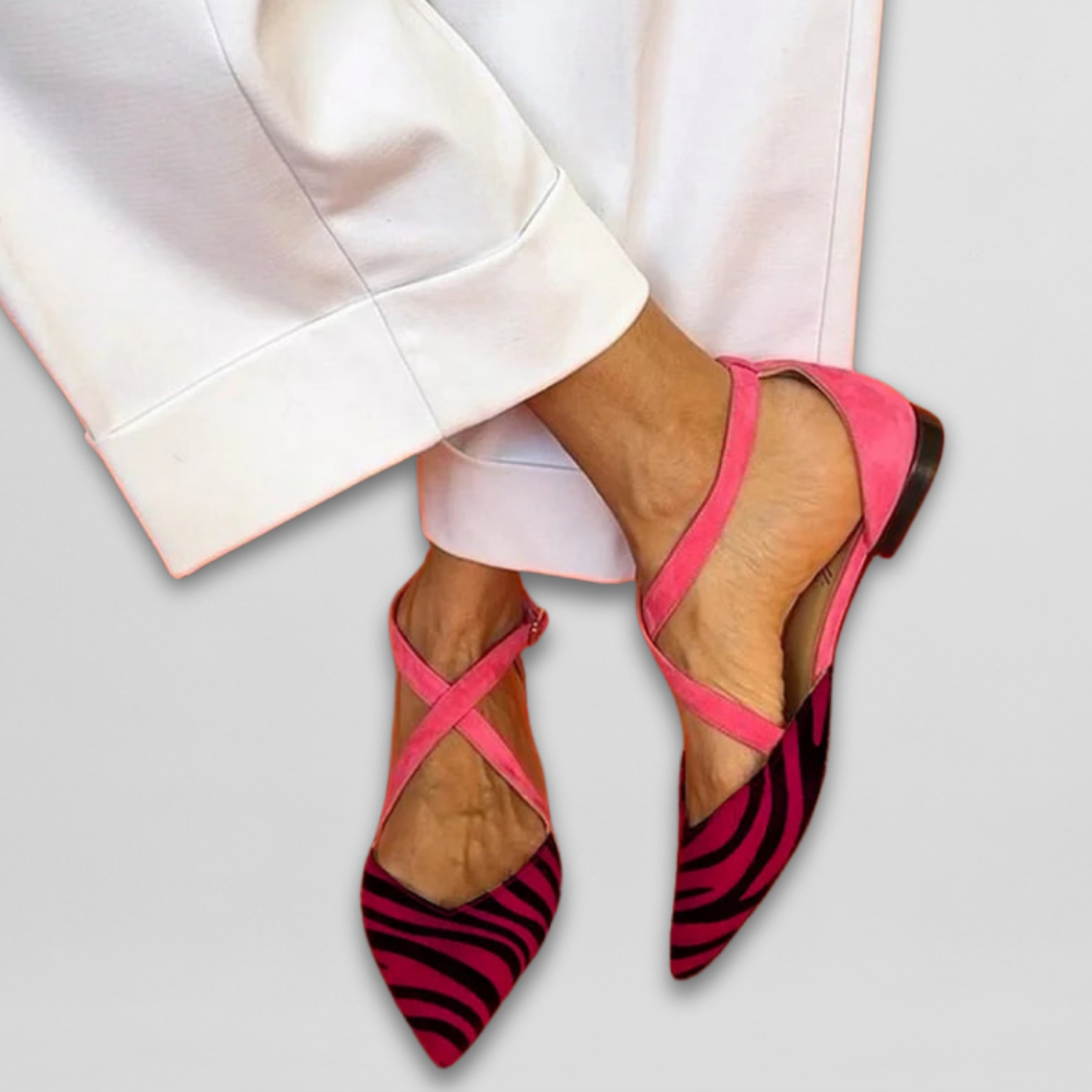 Fenna | Ballerines avec des sangles