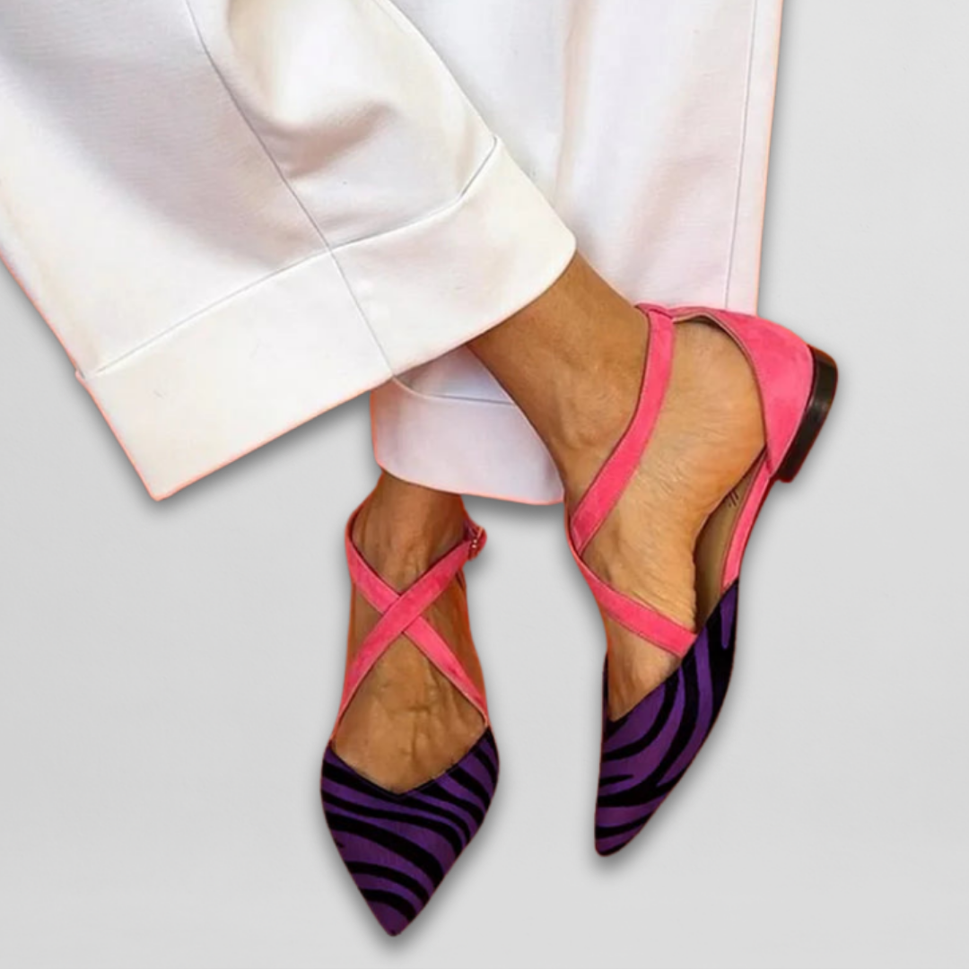 Fenna | Ballerines avec des sangles