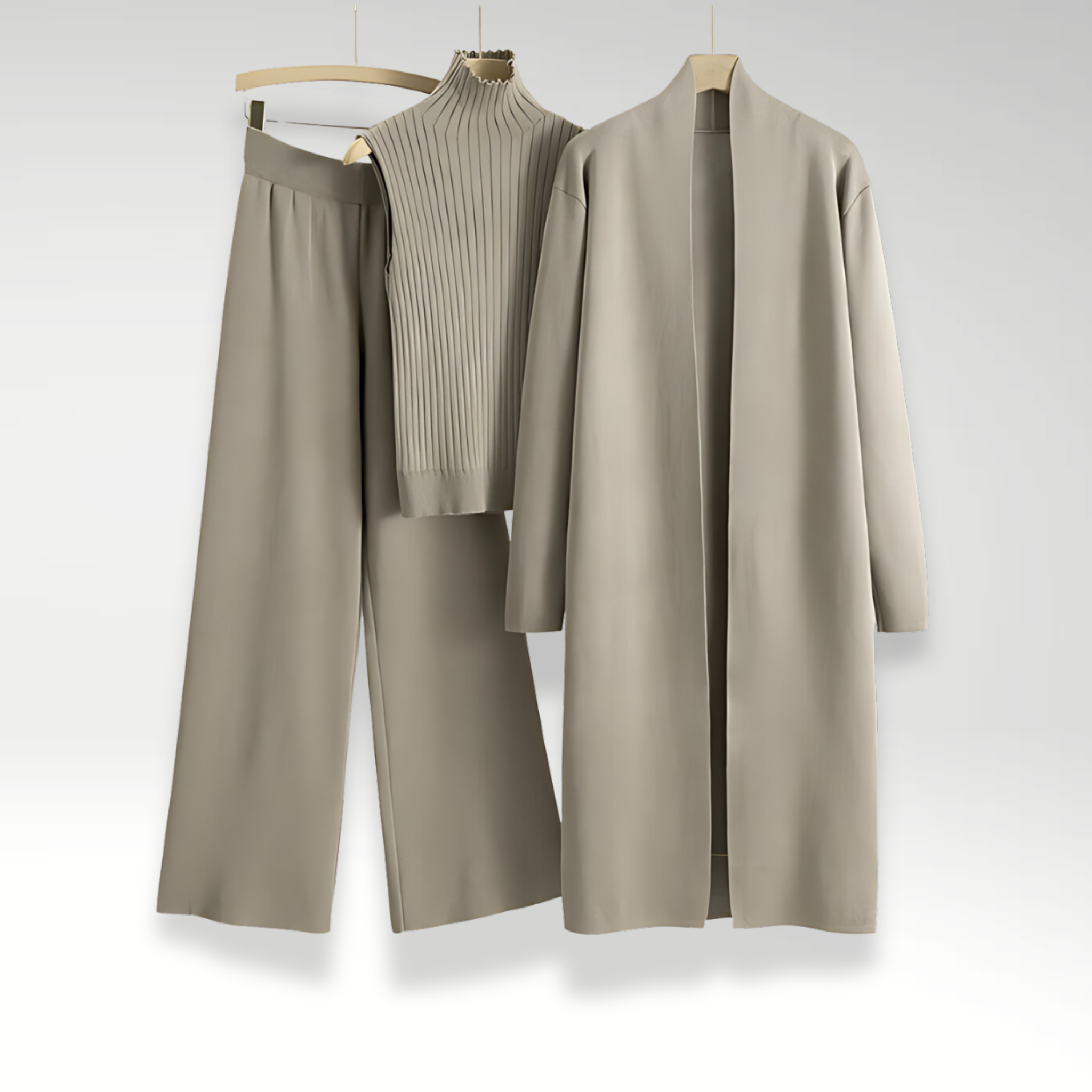 BNOIR | Ensemble trois pièces en maille Luxe