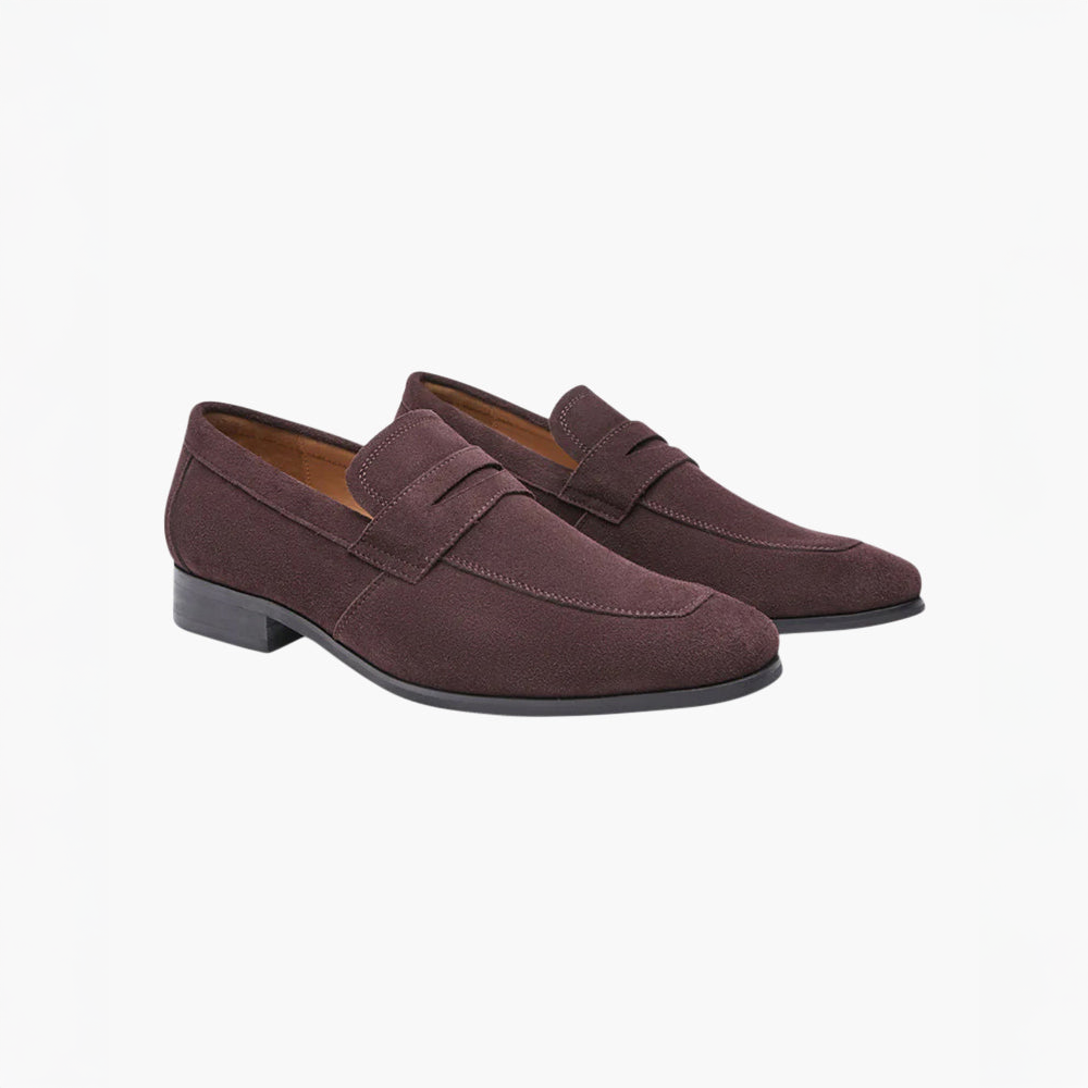 Mocassins Penny en daim