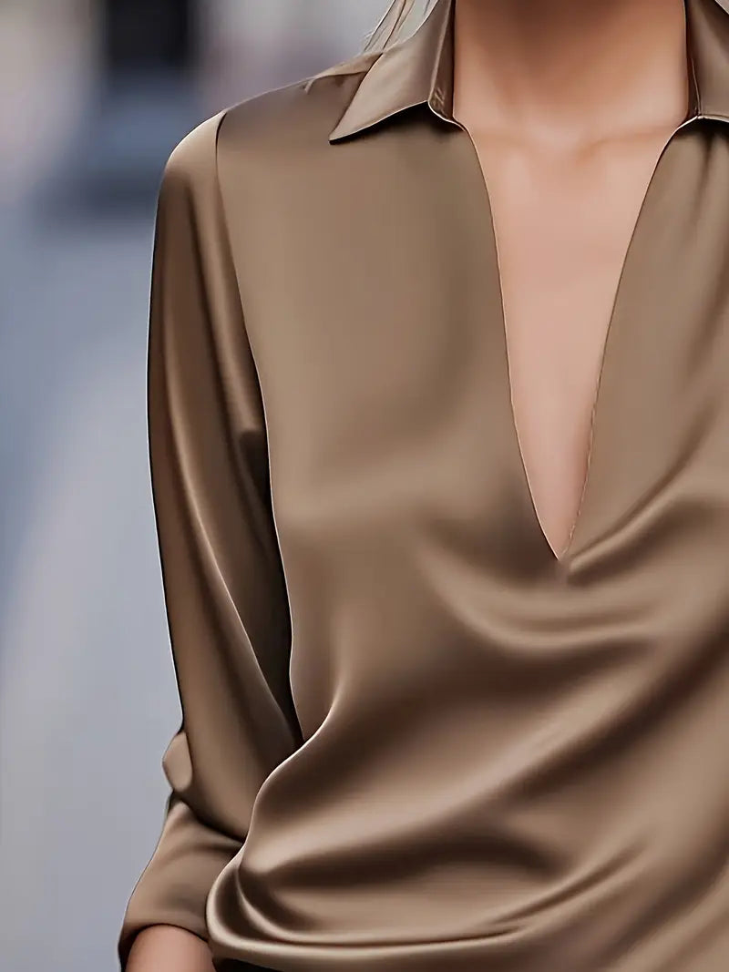 Nadene | Blouse V-Neck Premium