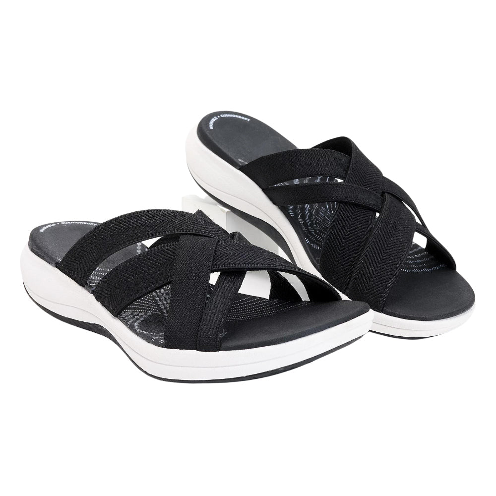 Michèle - Sandales Orthopédiques BNOIR