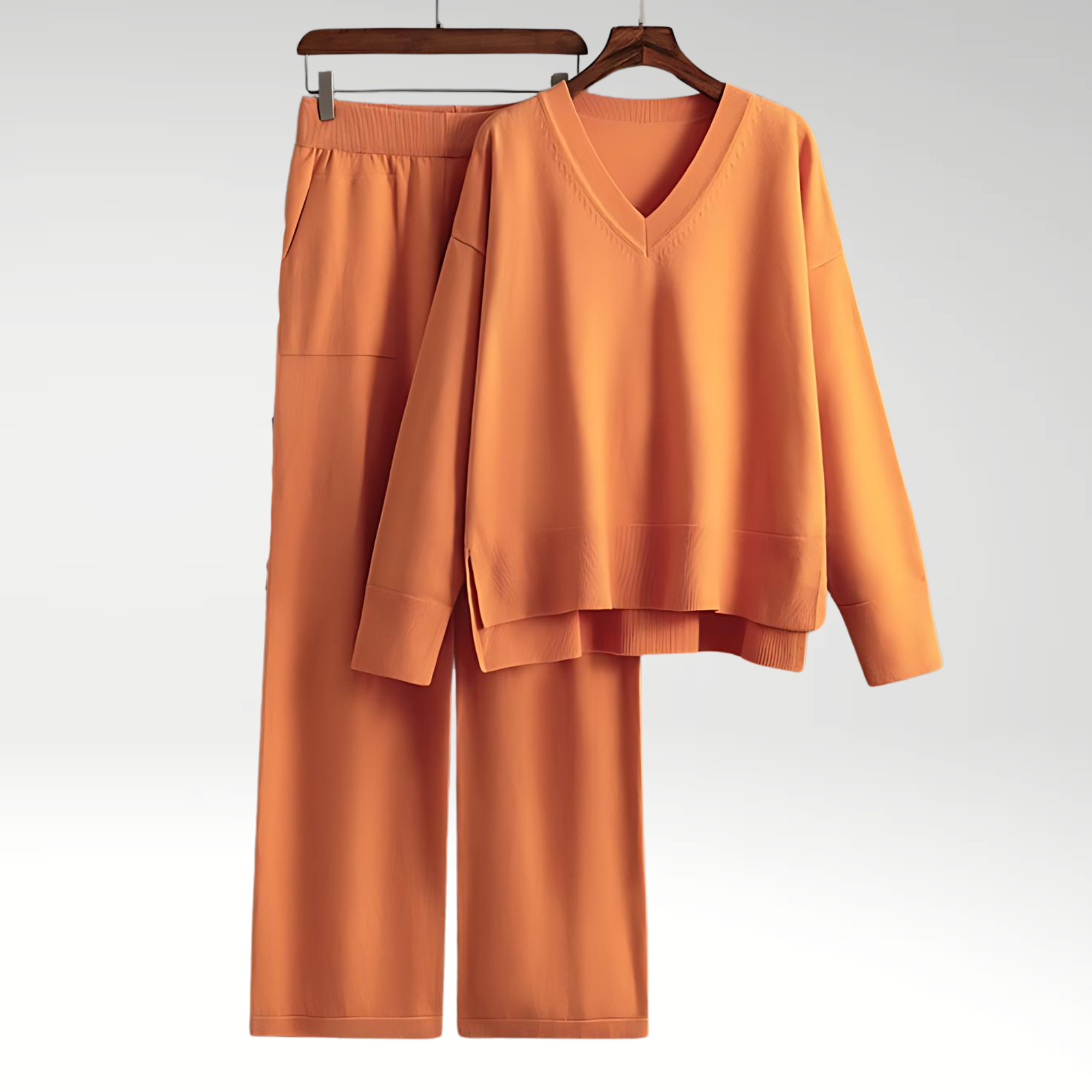 BNOIR | Luxe Ensemble deux pièces col V