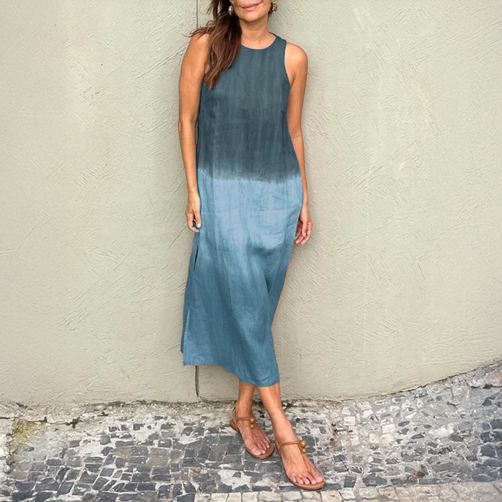 Mathilde | Robe Coton-Lin – Douce & Élégante