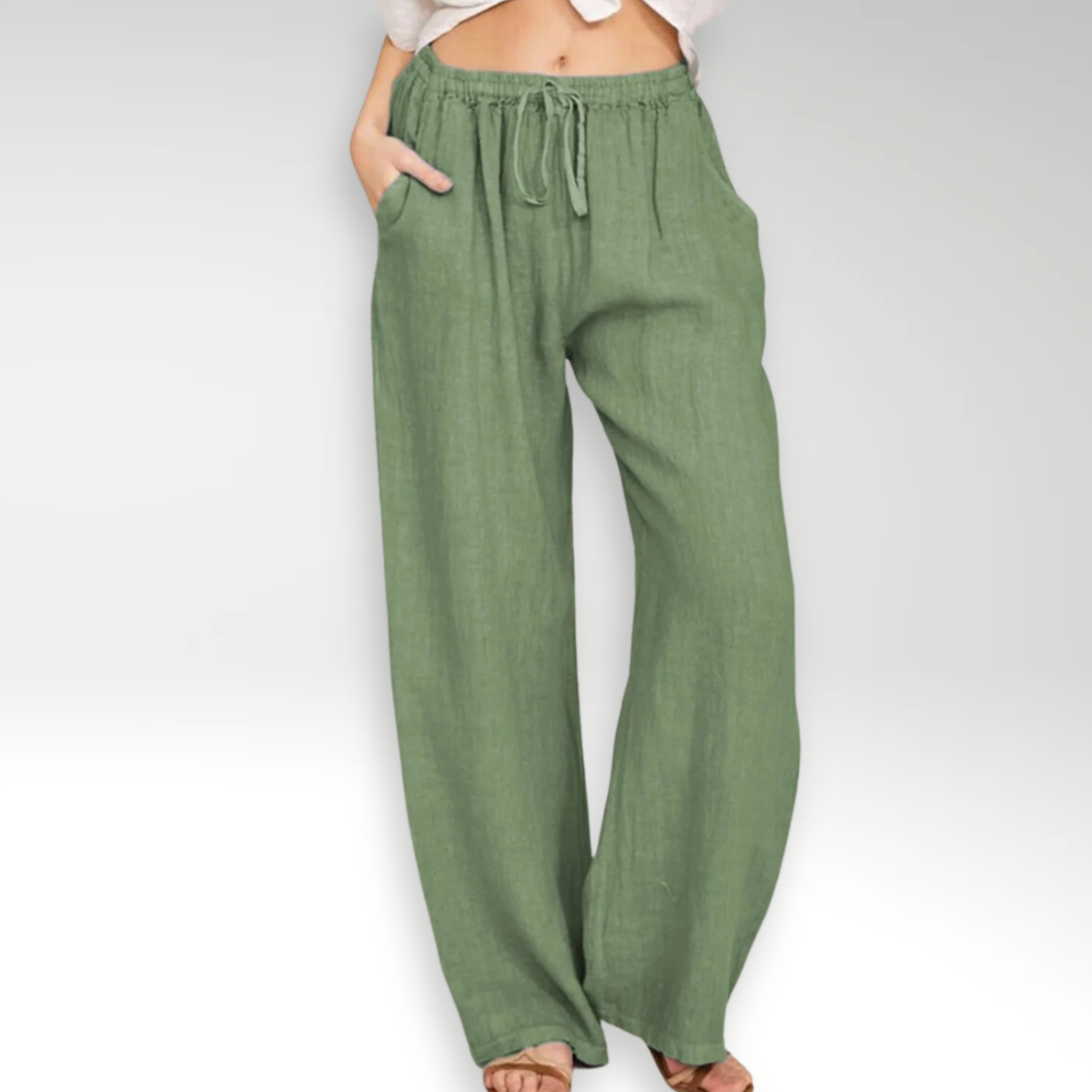 Inés | Pantalon confort à jambe large