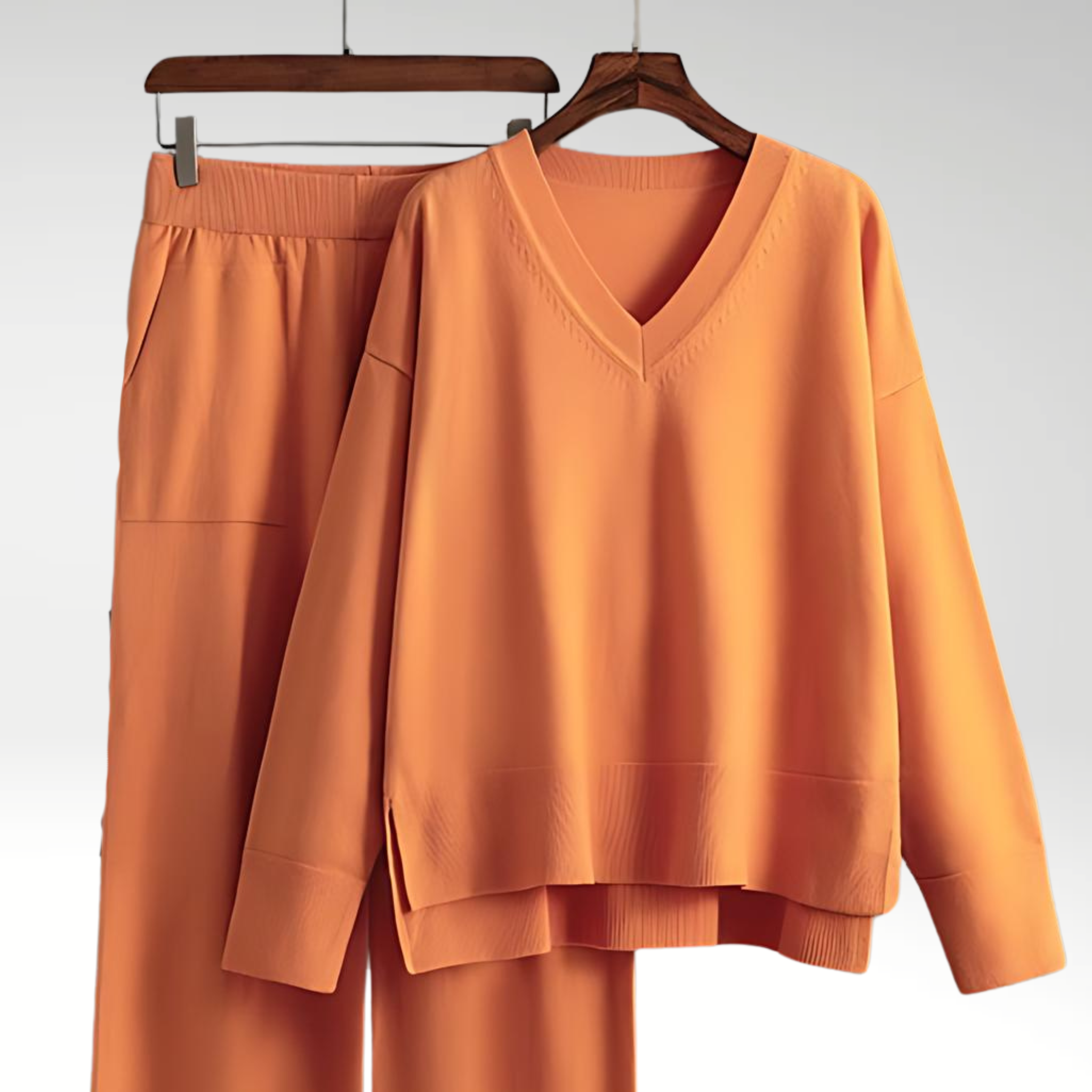 BNOIR | Luxe Ensemble deux pièces col V