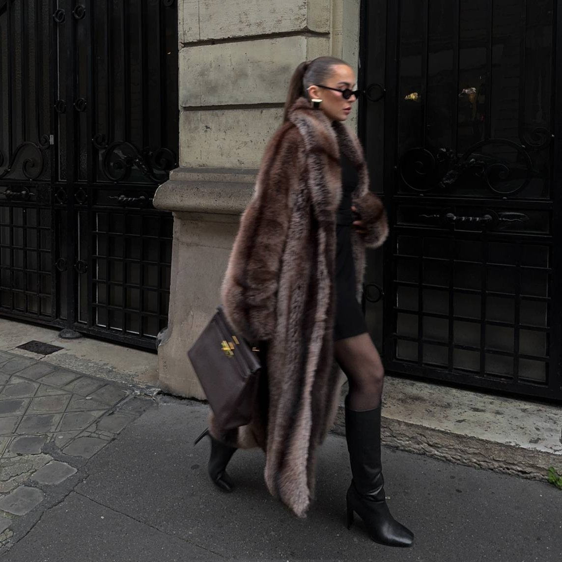 Elisa | Manteau en Fourrure