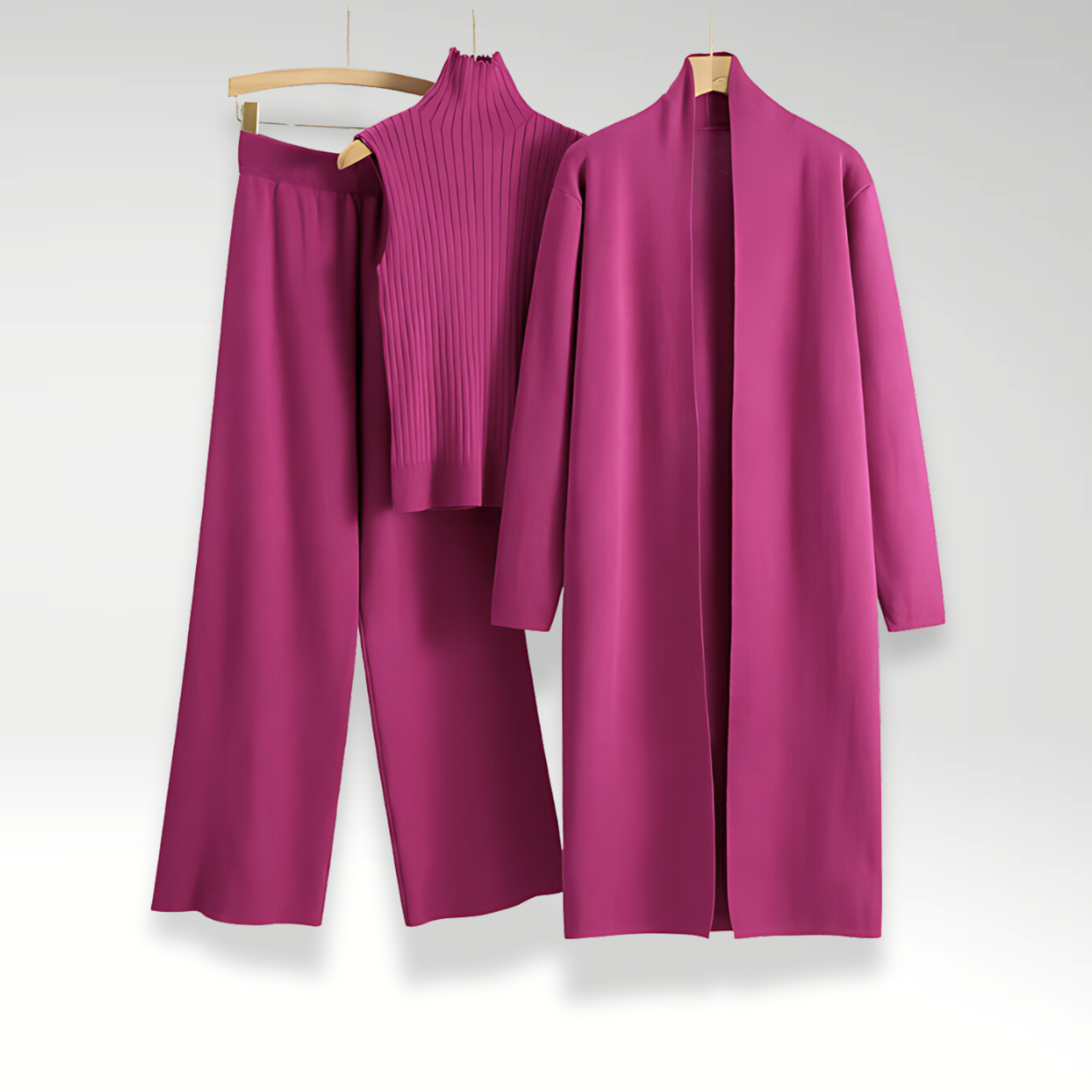 BNOIR | Ensemble trois pièces en maille Luxe