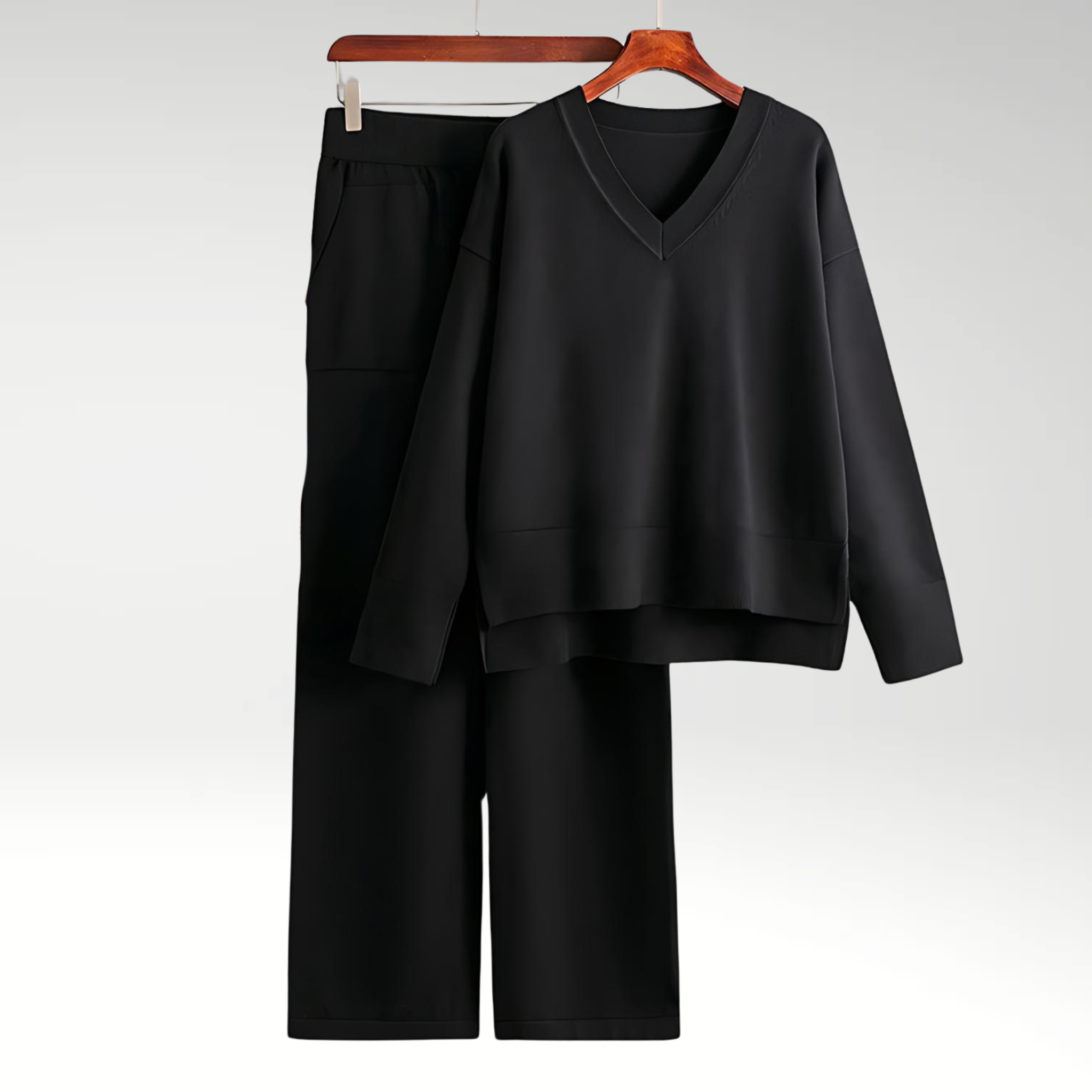 BNOIR | Luxe Ensemble deux pièces col V