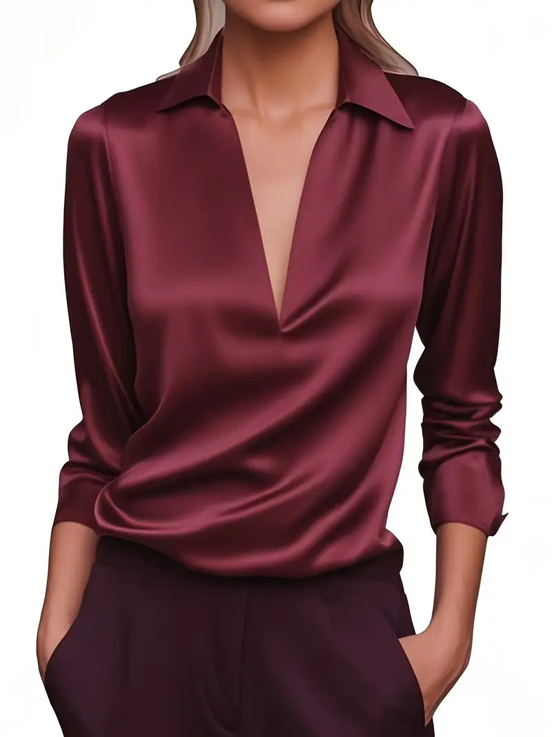 Nadene | Blouse V-Neck Premium