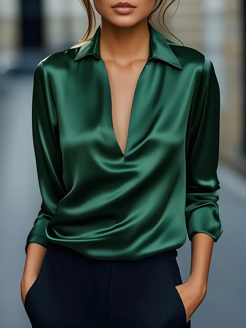 Nadene | Blouse V-Neck Premium