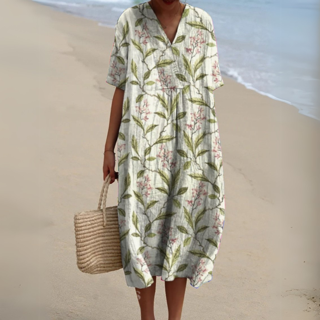 Audrey | Élégante Robe à Fleurs