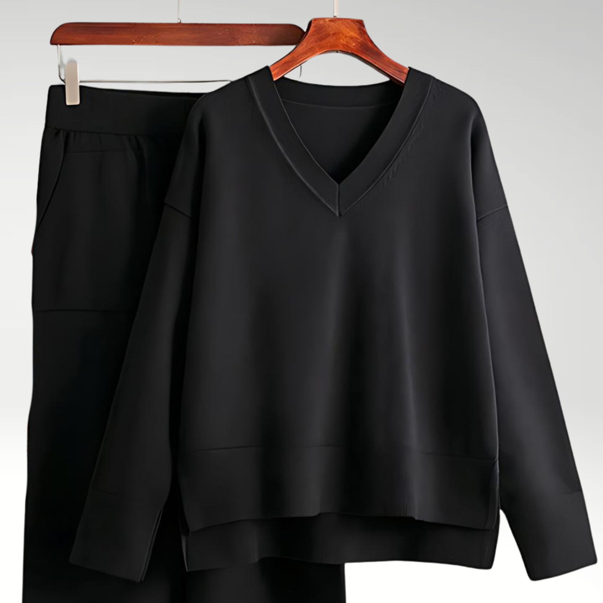 BNOIR | Luxe Ensemble deux pièces col V