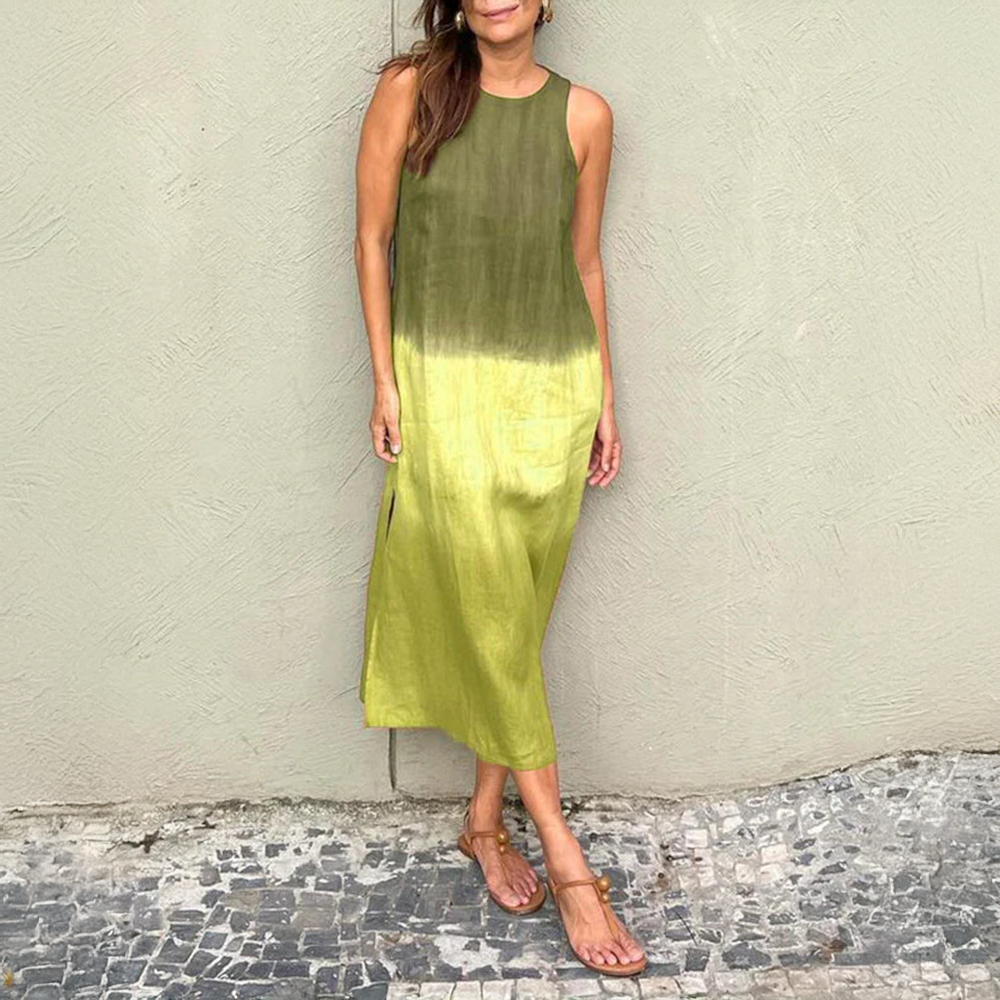 Mathilde | Robe Coton-Lin – Douce & Élégante