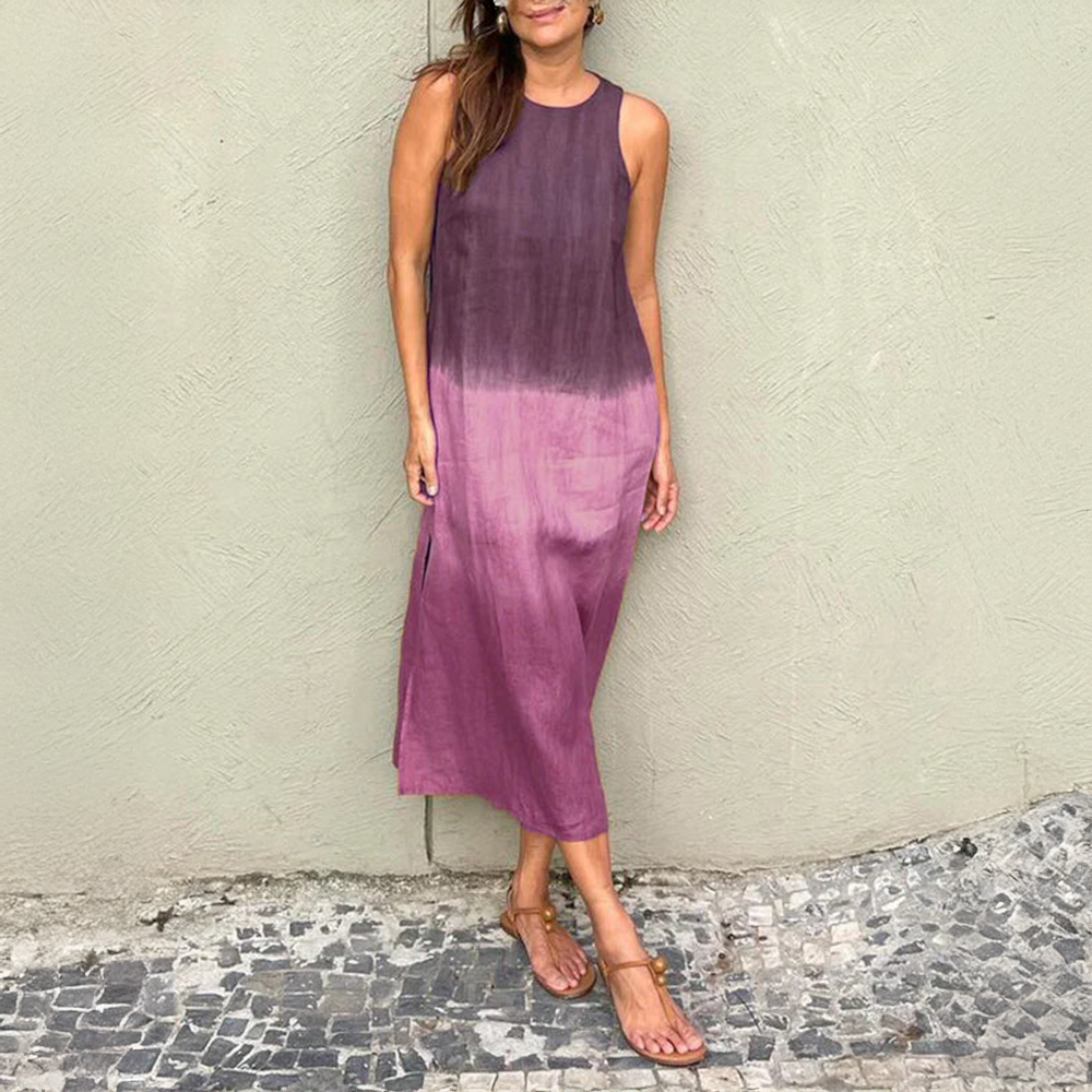 Mathilde | Robe Coton-Lin – Douce & Élégante
