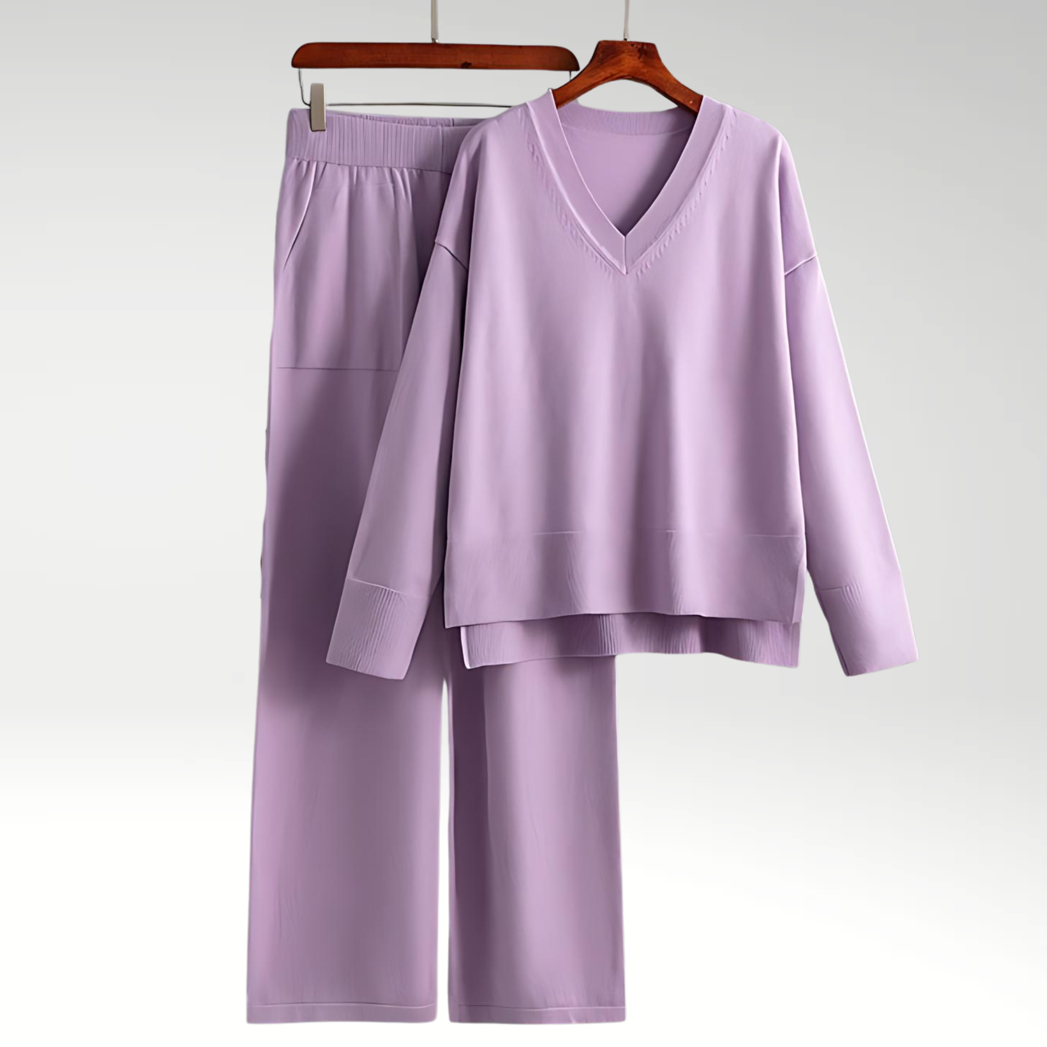 BNOIR | Luxe Ensemble deux pièces col V