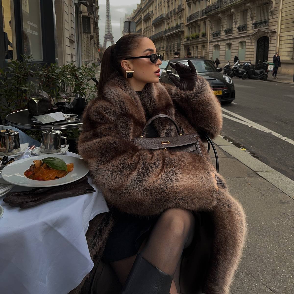 Elisa | Manteau en Fourrure
