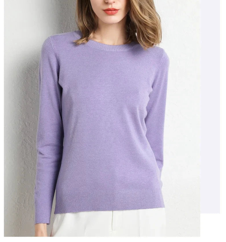 BNOIR | Pull confort en laine essentiel