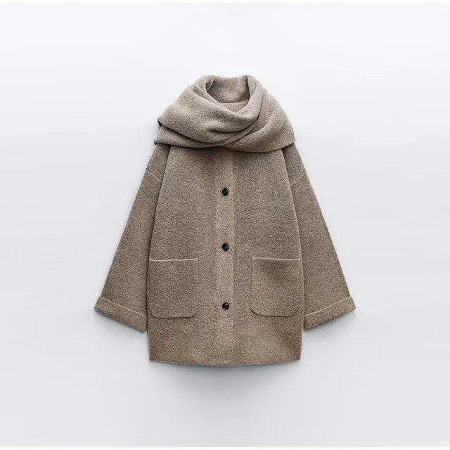 Elisa | Manteau Écharpe