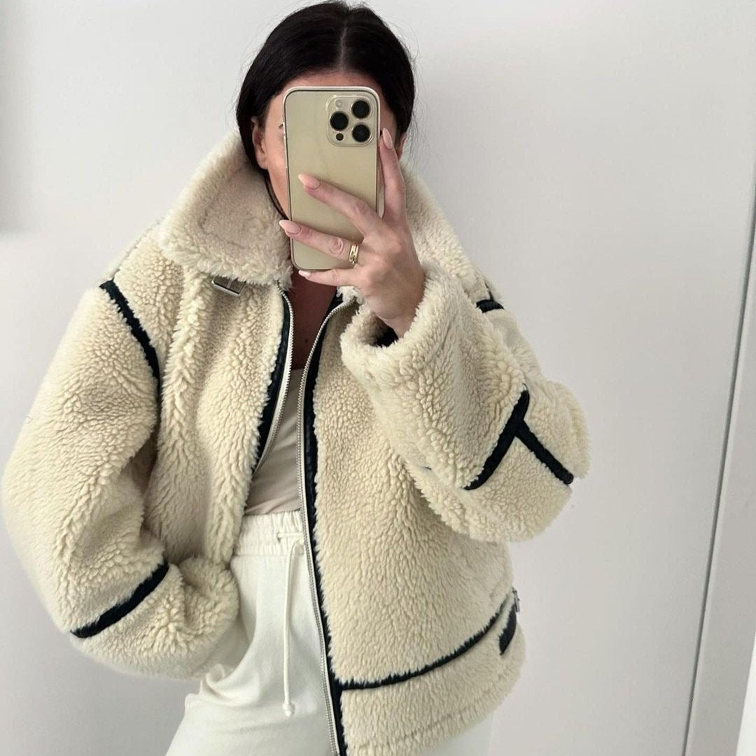 Lena | Manteau Teddy