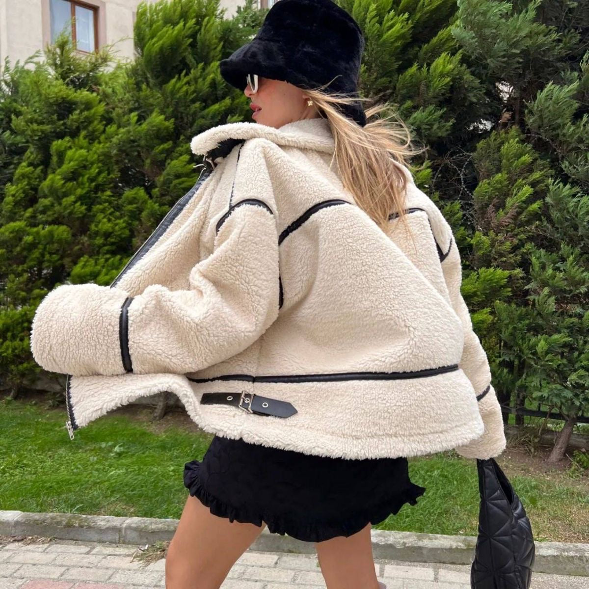 Lena | Manteau Teddy