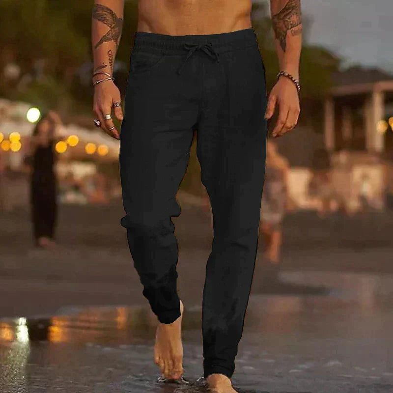 Elias | Pantalon léger en lin (1+1 GRATUIT)