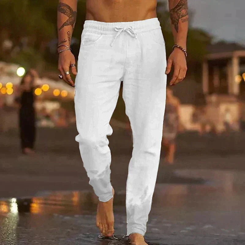Elias | Pantalon léger en lin (1+1 GRATUIT)