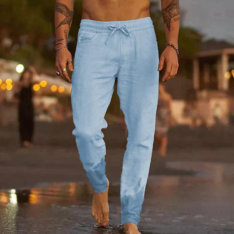Elias | Pantalon léger en lin (1+1 GRATUIT)