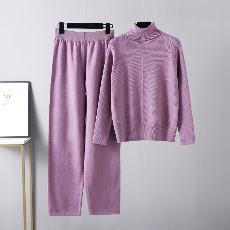 BNOIR | Ensemble deux pièces Lounge en tricot torsadé