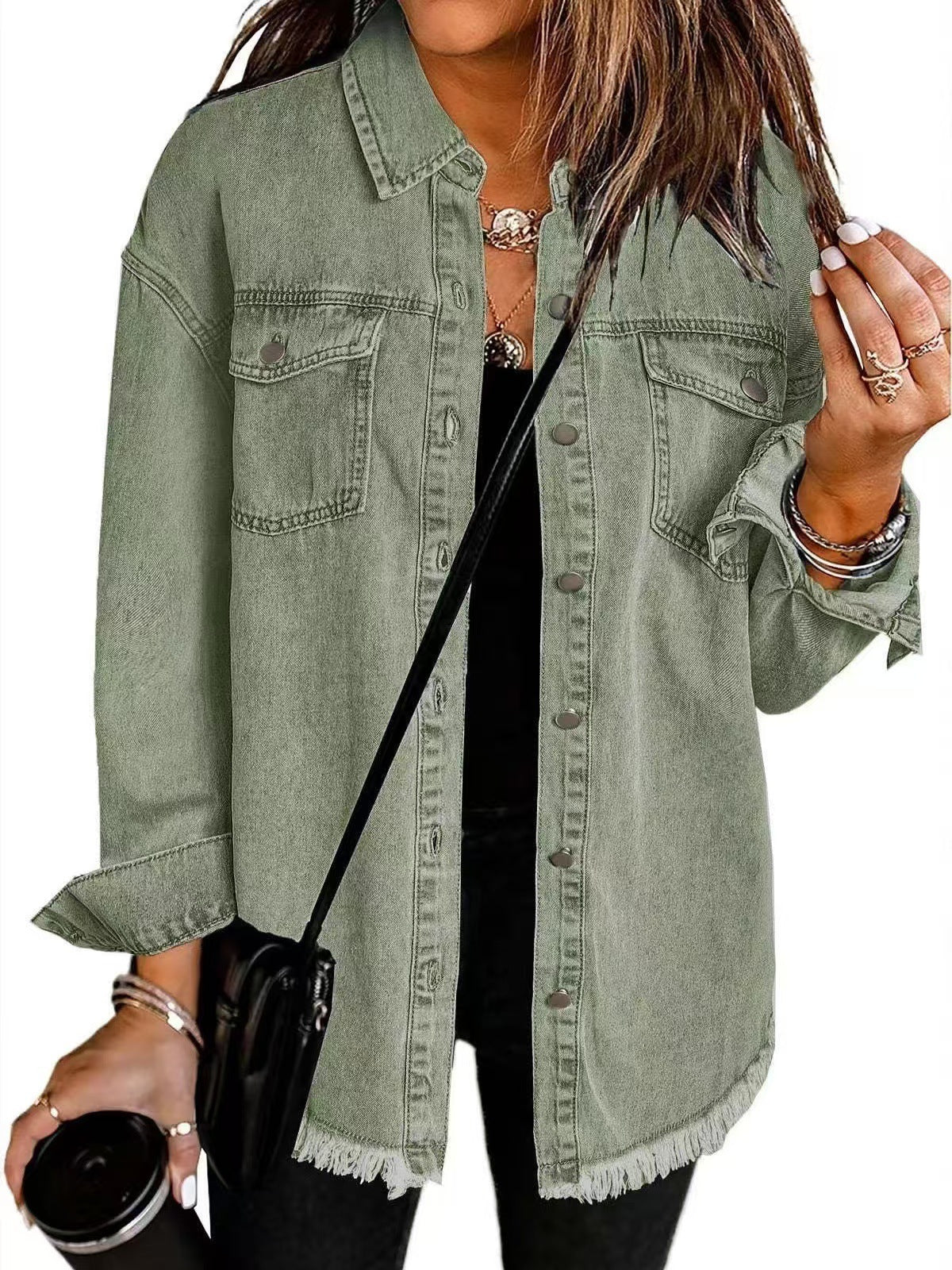 Roxane | Veste en Jean Classique Quotidienne