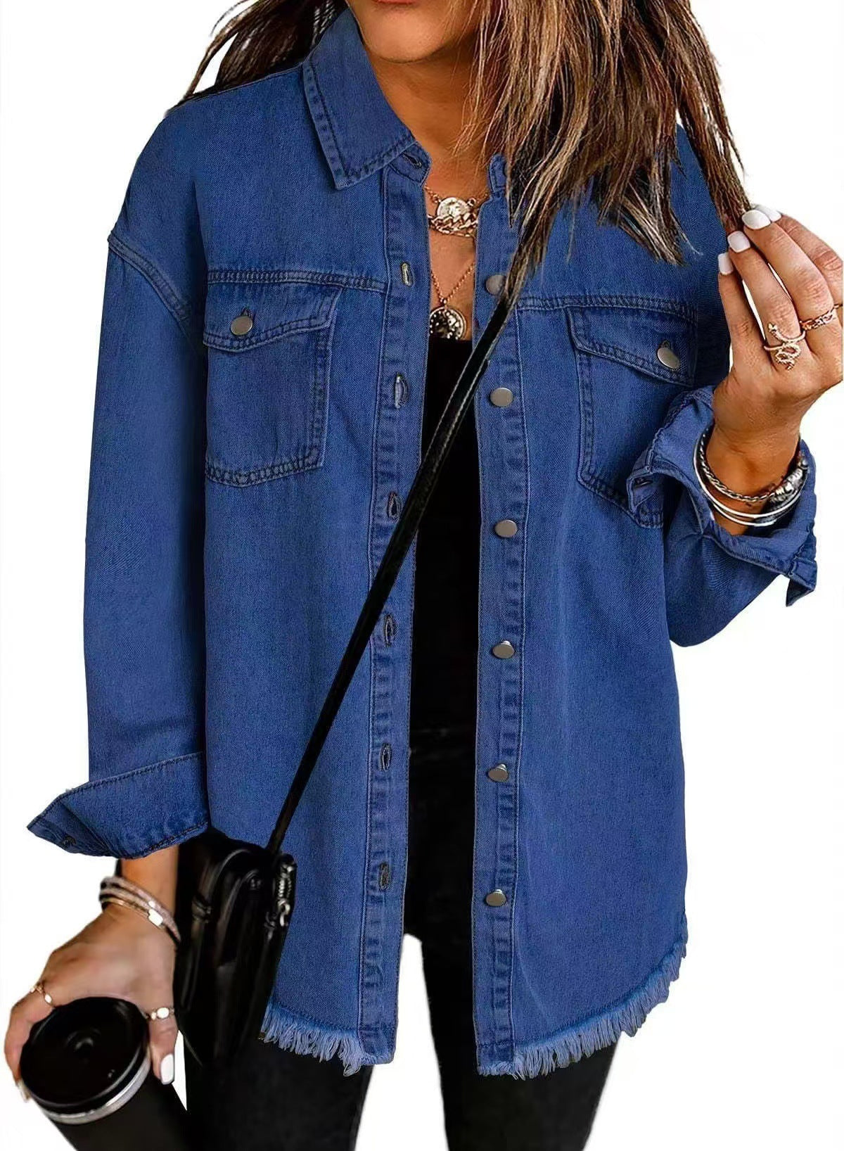 Roxane | Veste en Jean Classique Quotidienne