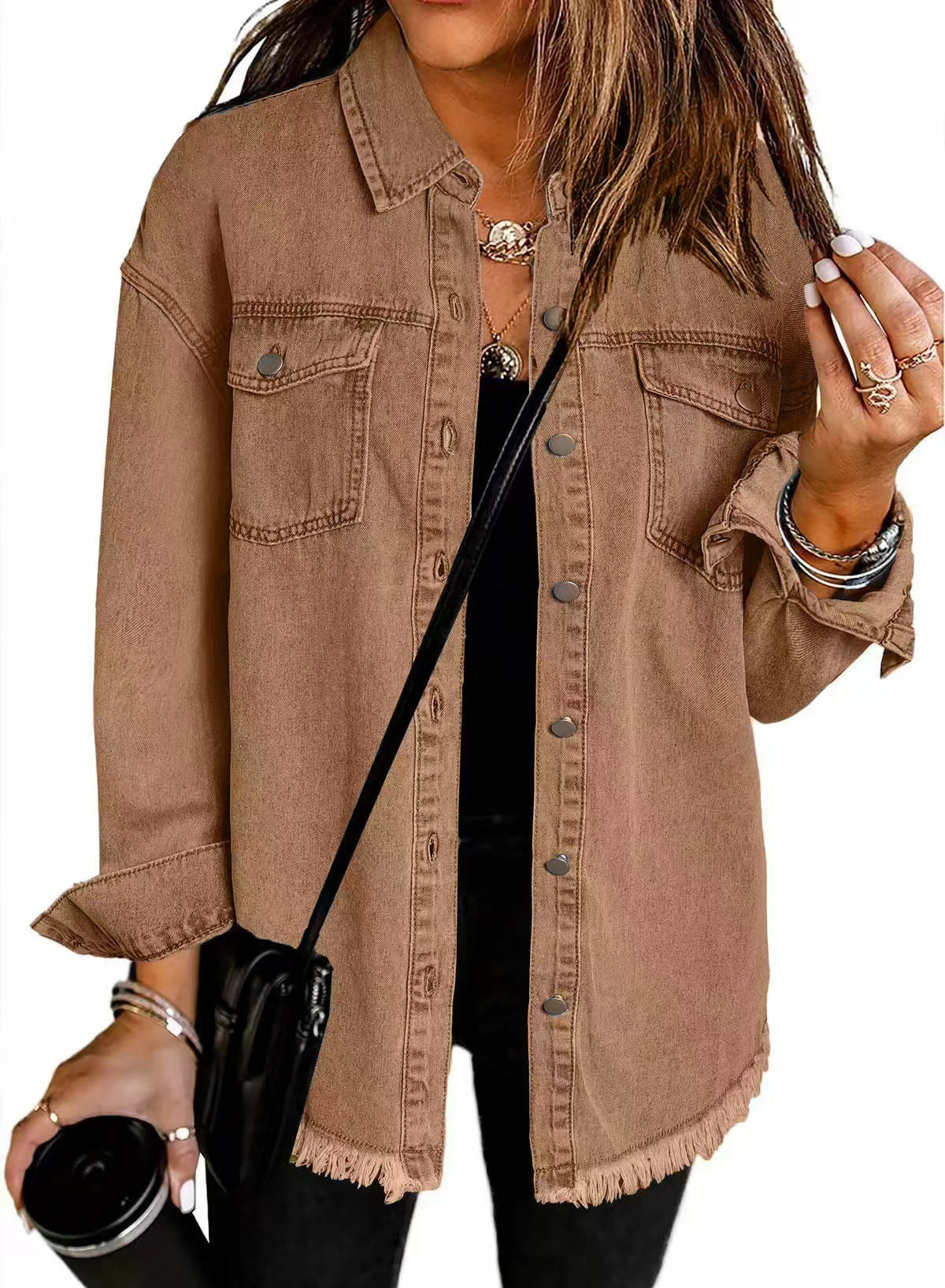 Roxane | Veste en Jean Classique Quotidienne