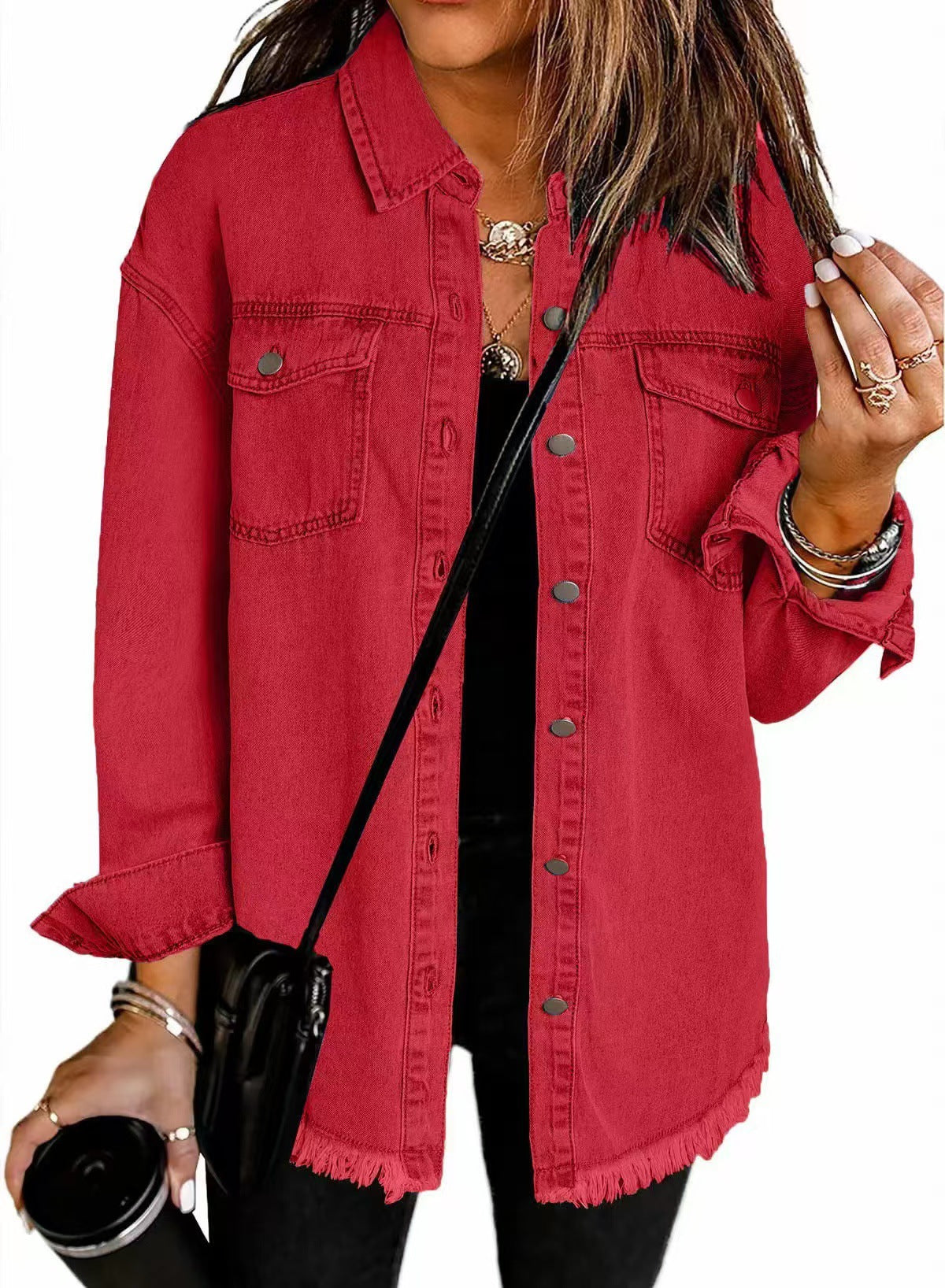 Roxane | Veste en Jean Classique Quotidienne