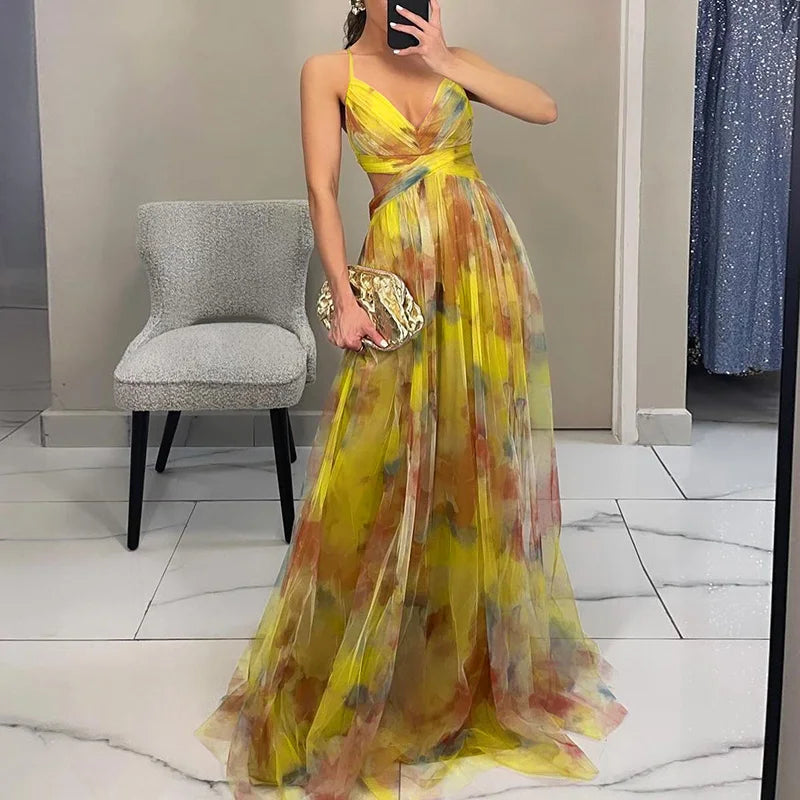 Giselle | Envoûtant Maxi-robe avec Imprimé Floral