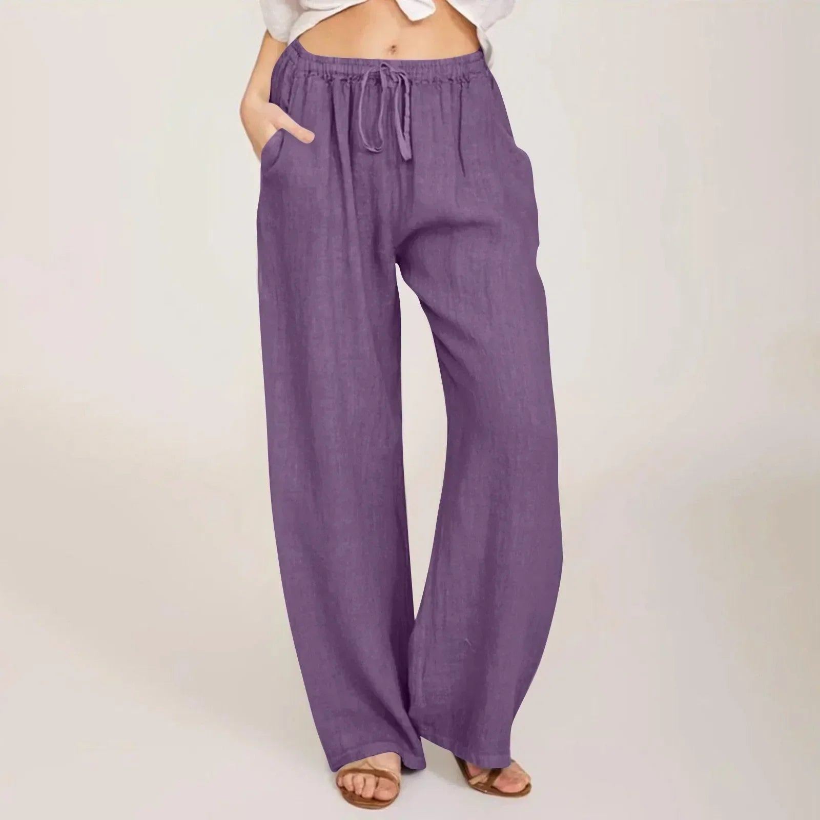 Inés | Pantalon confort à jambe large