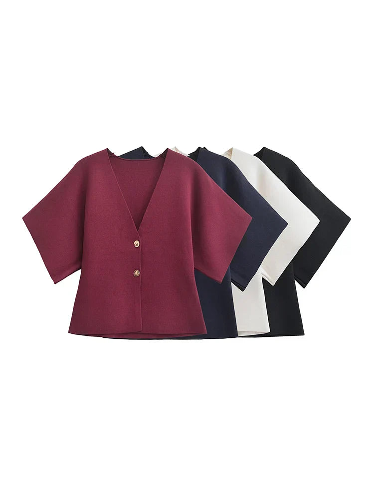 Francette | Chic Minimalist Button-Up Blouse
