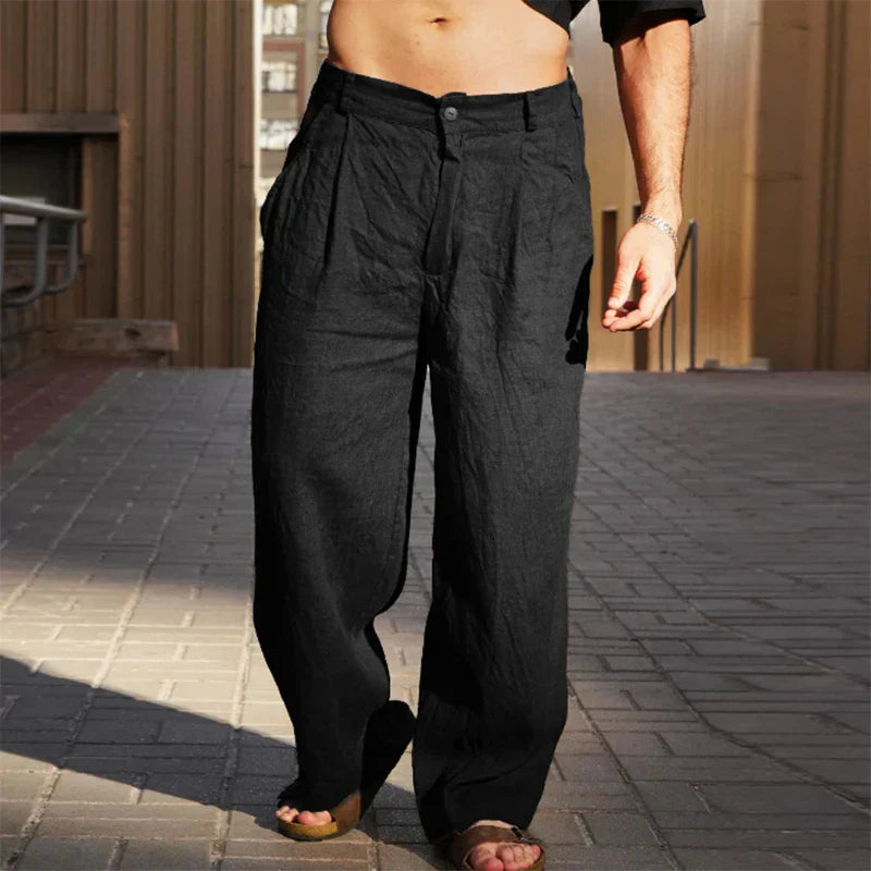Léandre | Pantalon Lin Ajusté
