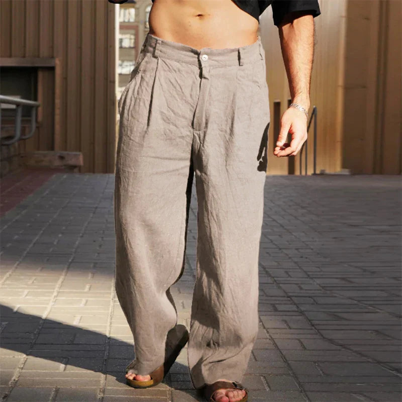 Léandre | Pantalon Lin Ajusté