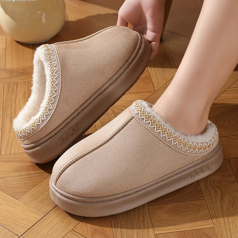 BNOIR | Chaussons à doublure chaude